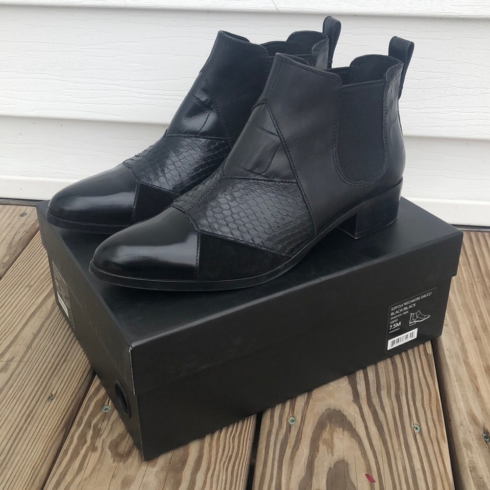 Coach Suffolk Patchwork Ankle Bootie